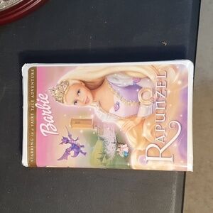 Vintage Barbie Rapunzel VHS tape